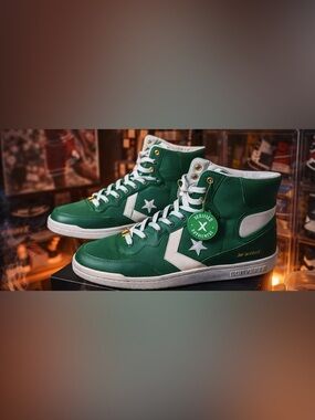 Converse Fast Break Hi Think 16 No Easy Buckets ‘84 Finals Celtics women’s sz 13